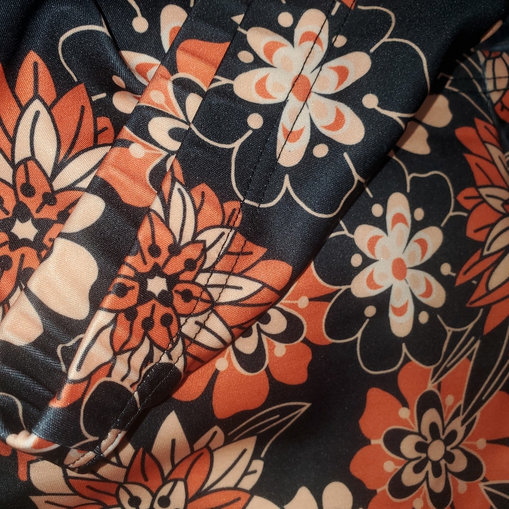 Flare print psychedelic rave festival western vintage print bell bottom … - Picture 6 of 6